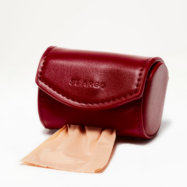 ST ARGO Poop Bag Holder - Ruby Red
