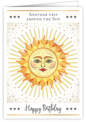 Quire Sun Candles Birthday Card