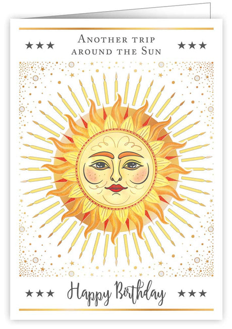 Quire Sun Candles Birthday Card
