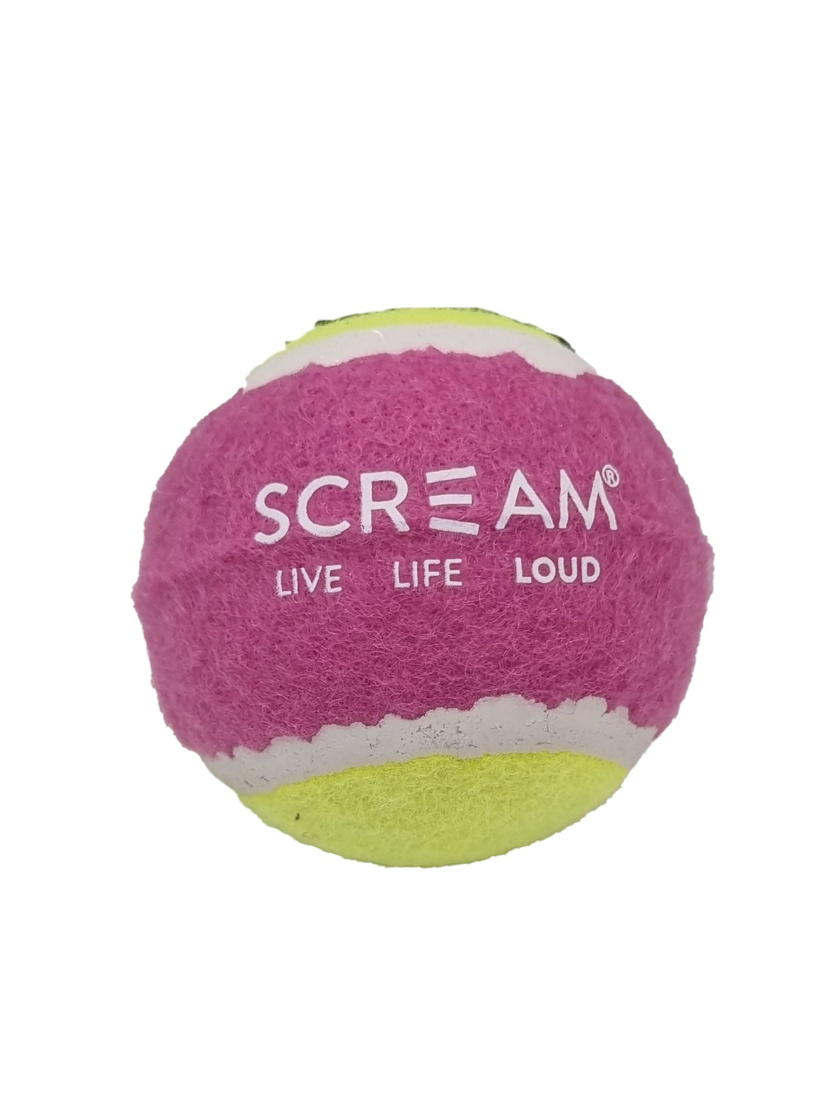 Scream Tennis Ball Dog Toy