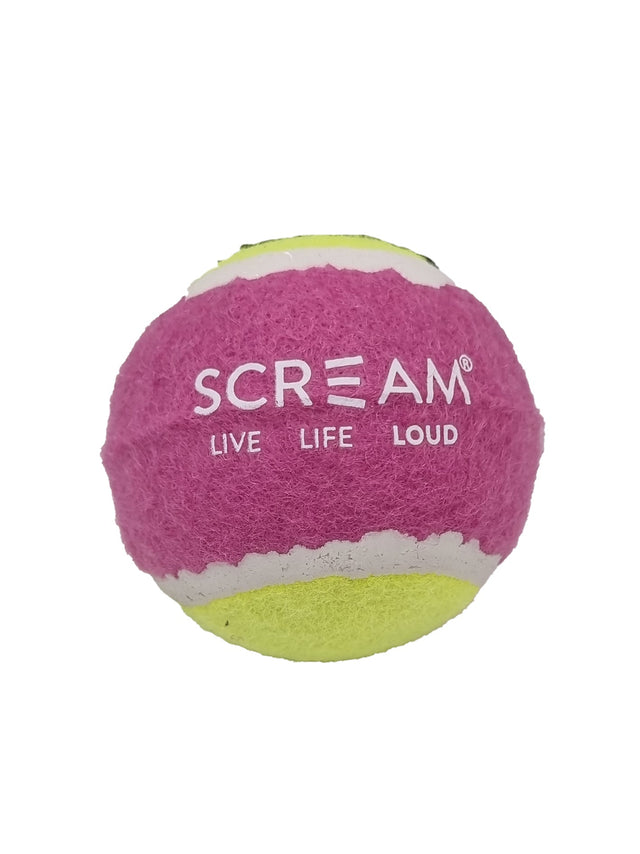 Scream Tennis Ball Dog Toy
