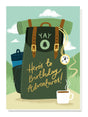 Stormy Knight Backpacker Birthday Card