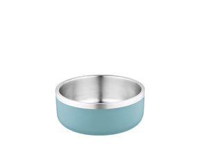 Furkidz Double Wall w/Silver Band Bowl 12cm 400ml