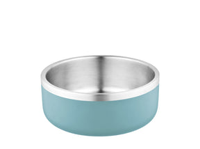 Furkidz Double Wall w/Silver Band Bowl 14cm 850ml