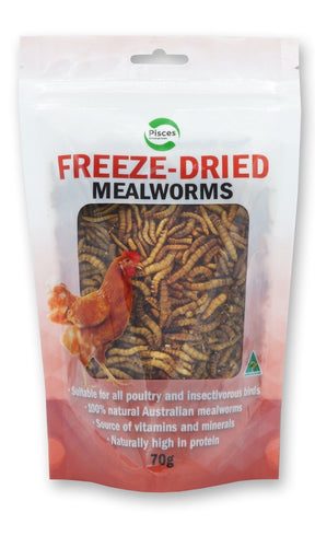 Freeze Dried Poultry Mealworms 70g