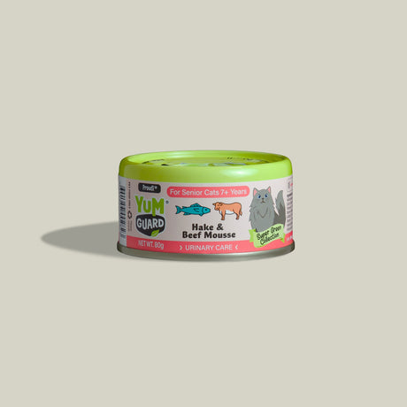 YumGuard Hake & Beef Mousse for Senior Cats 80g