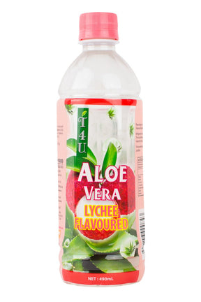 T4U Aloe Vera Drink Lychee 490ml