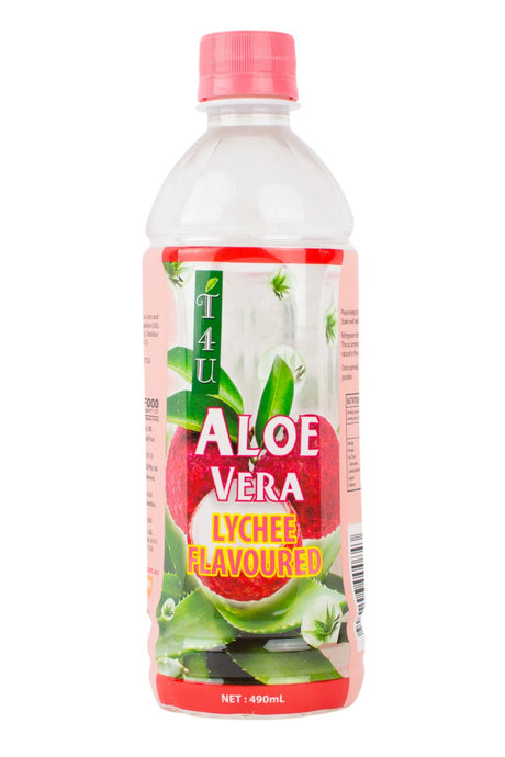 T4U Aloe Vera Drink Lychee 490ml