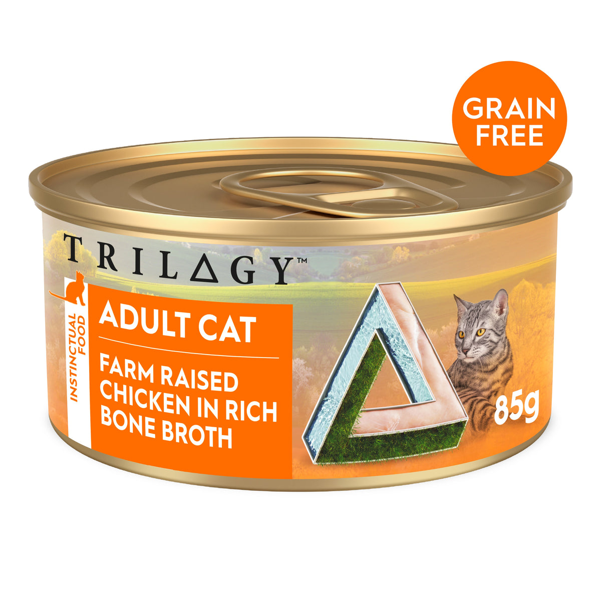 Trilogy Adult Chicken in Bone Broth Wet Cat Food 24 x 85g
