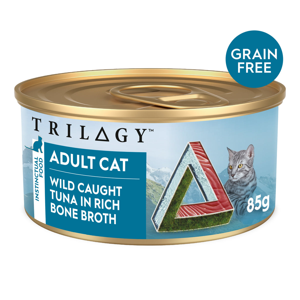 Trilogy Adult Tuna in Bone Broth Wet Cat Food 24 x 85g