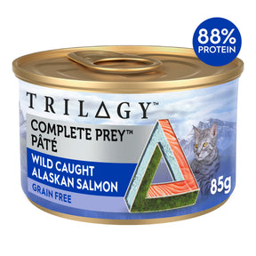 Trilogy Complete Prey Salmon Pate Wet Cat Food 24 x 85g