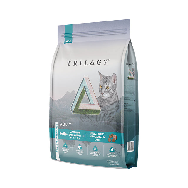 Trilogy Adult Cat Barramundi dry food bag