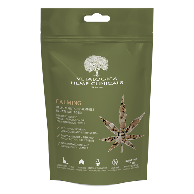 Vetalogica Hemp Clinicals Calming Cat Treats 100g
