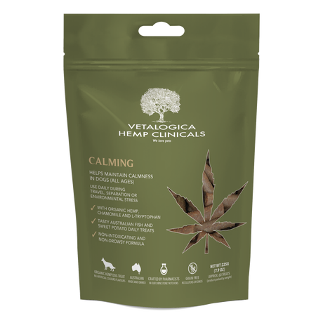 Vetalogica Hemp Clinicals Calming Dog Treats 225g