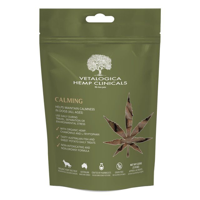 Vetalogica Hemp Clinicals Calming Dog Treats 225g