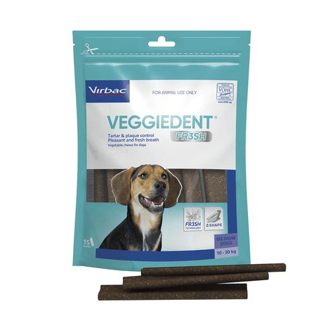 Virbac Veggiedent Fr3sh Dental Chews Medium