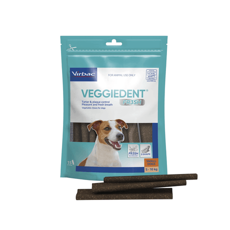 Virbac Veggiedent Fr3sh Dental Chews Small
