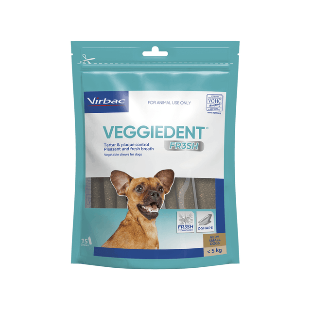 Virbac Veggiedent Fr3sh Dental Chews Extra Small