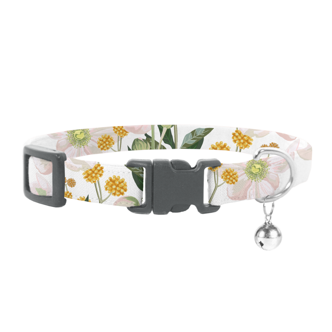 Coco & Pud Windflower Cat Safety Collar & Bell