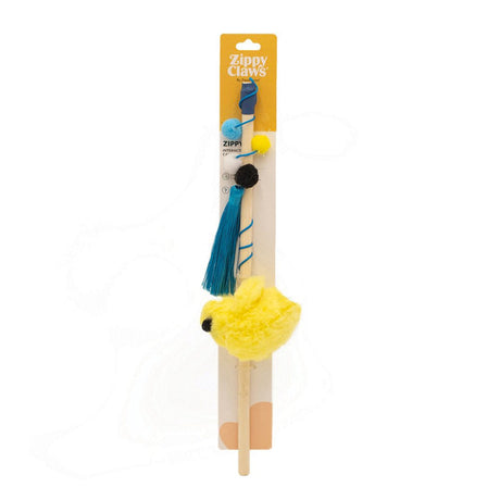 ZippyClaws ZippyStick Bird Cat Wand Toy