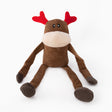 ZippyPaws Holiday Crinkle Reindeer