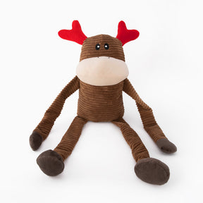ZippyPaws Holiday Crinkle Reindeer
