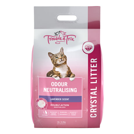 Trouble & Trix Odour Neutralising Crystal Cat Litter 7L