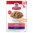 Hill's Science Diet Adult 7+ with Salmon Wet Cat Food pouches 12x85g