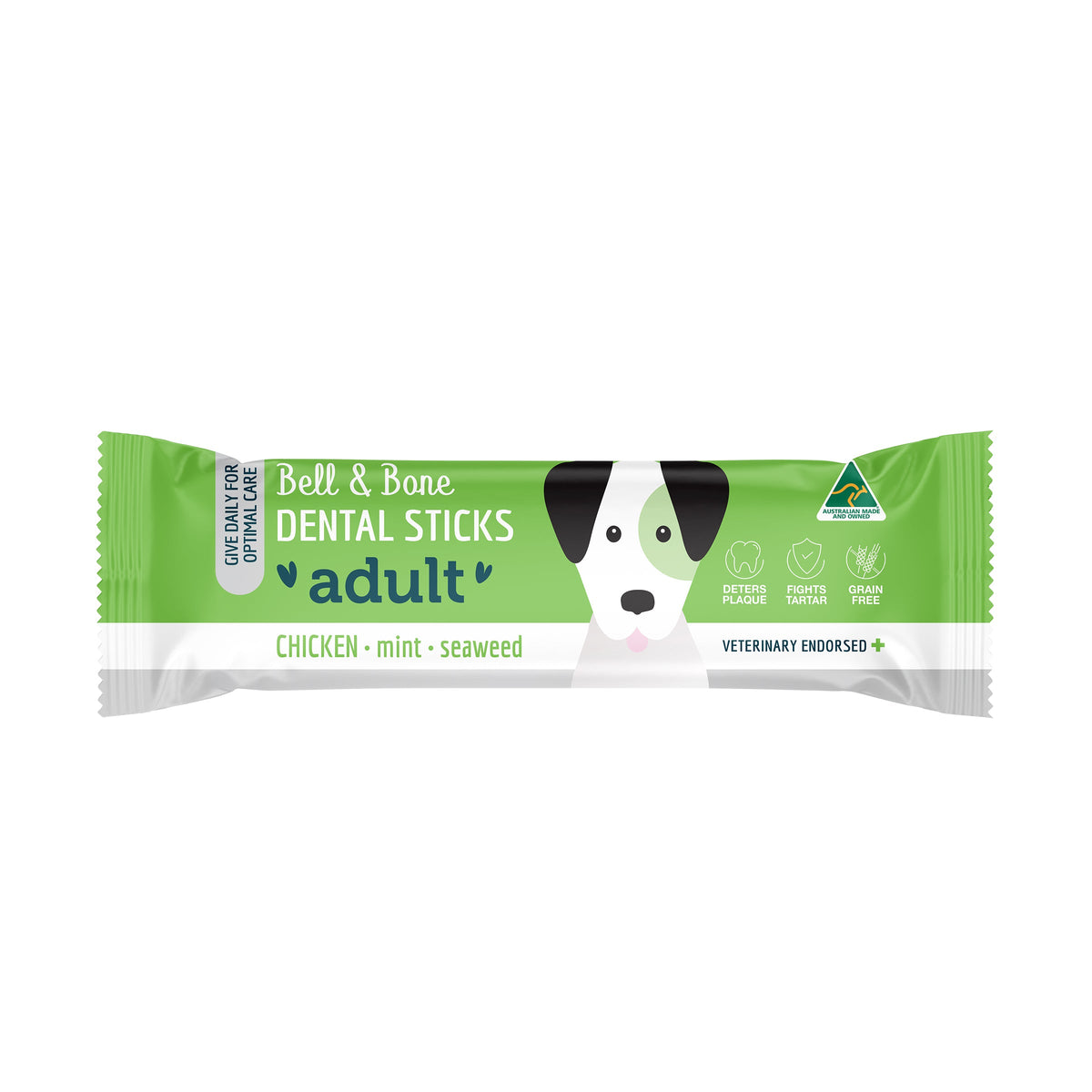 Bell & Bone Adult Dental Stick Chicken, Mint & Seaweed