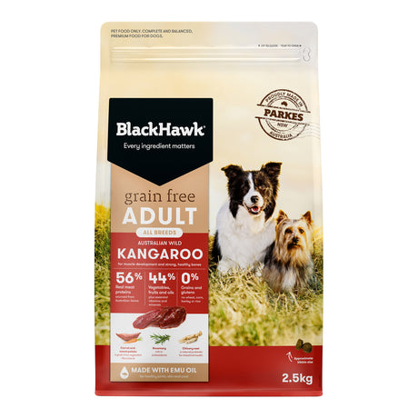 Black Hawk Grain Free Kangaroo Adult Dry Dog Food 15kg