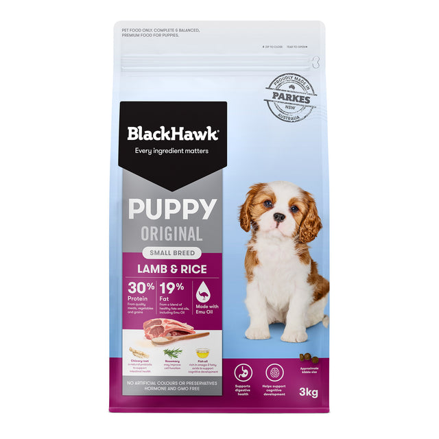 Black Hawk Original Puppy Small Breed Lamb & Rice 3kg
