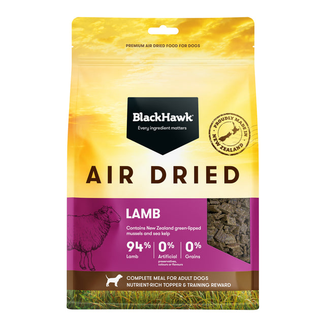 Black Hawk Air Dried Lamb Dog Food 2kg