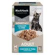 Black Hawk Original Chicken & Tuna Wet Cat Food Pouches 12 x 85g