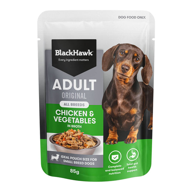 Black Hawk Chicken & Vegetables Wet Dog Food 85g