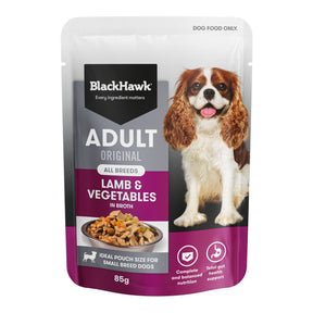 Black Hawk Lamb & Vegetables Wet Dog Food 85g