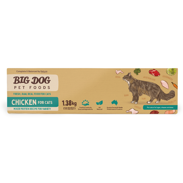 Big Dog BARF Chicken raw cat food