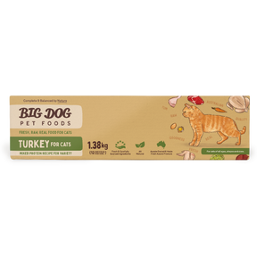 Big Dog BARF Turkey raw cat food