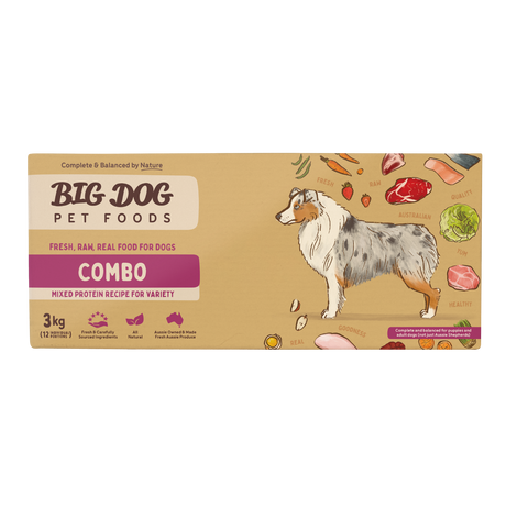 Big Dog BARF Combo raw dog food 3kg