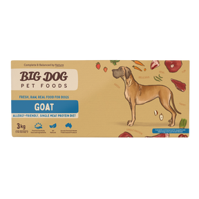 Big Dog BARF Goat raw dog food 3kg