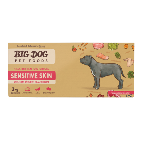Big Dog BARF Sensitive Skin raw dog food 3kg