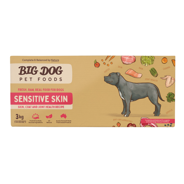 Big Dog BARF Sensitive Skin raw dog food 3kg
