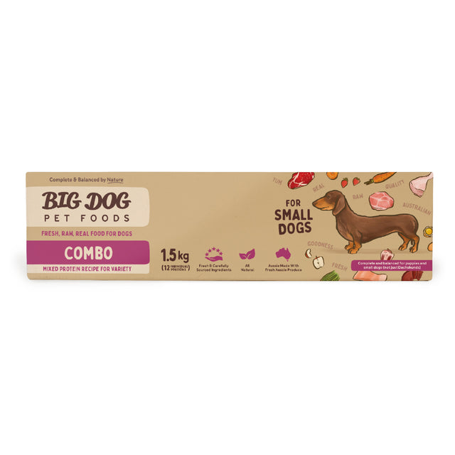 Big Dog BARF Combo for small dogs and puppies
