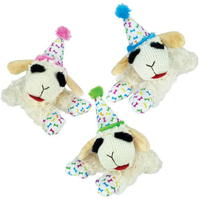 BIRTHDAY LAMB CHOP DOG TOY