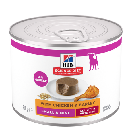 Hill's Science Diet Adult Small & Mini with Chicken & Barley Canned Wet Dog Food 200g