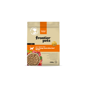 Frontier Pets Free-Range Beef Raw Freeze-Dried Cat Food 300g