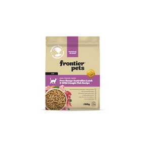 Frontier Pets Free-Range Lamb & Wild-Caught Fish Raw Freeze-Dried Cat Food 300g