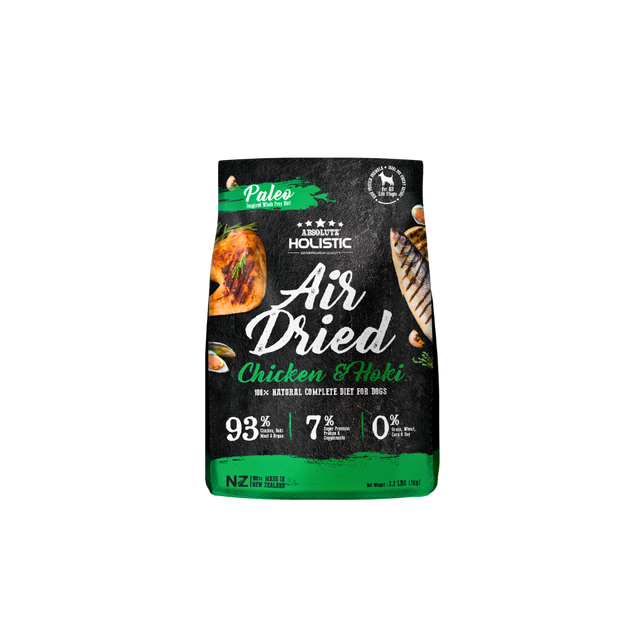 Holistic Air Dried Chicken & Hoki Dog Food 1kg