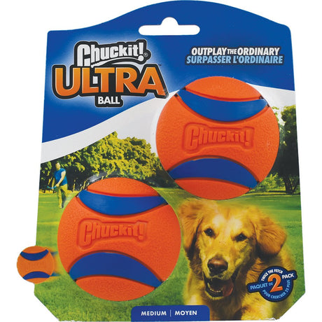 CHUCKIT ULTRA BALL MED 2PK
