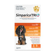 Simparica TRIO for Small Dogs 5.1-10kg Orange 3 Pack