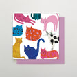Stop The Clock Cats Art Card